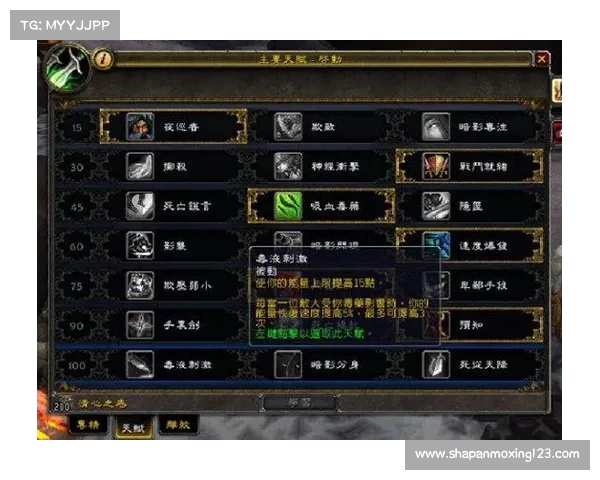 魔兽世界技能栏：第二页面居中展示